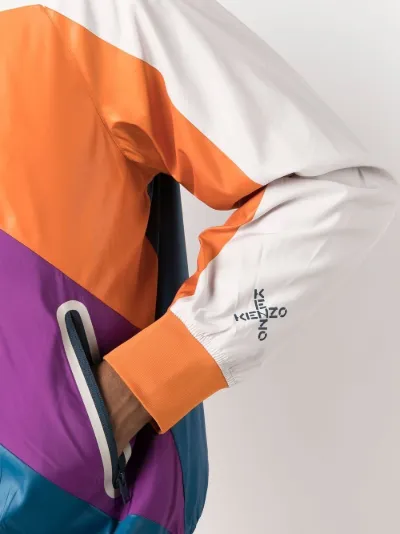 Kenzo colour block hooded windbreaker | Eraldo.com US