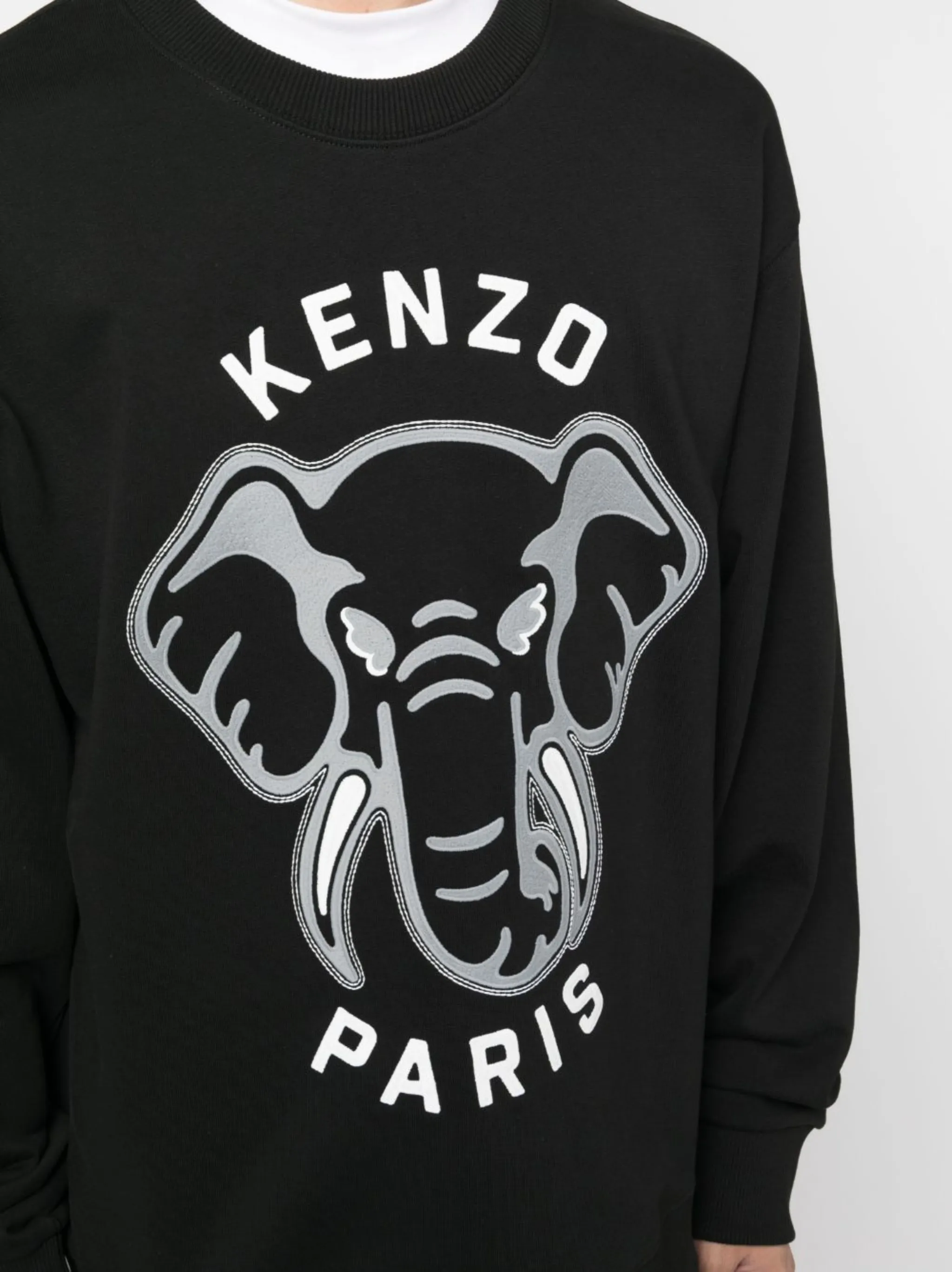 KENZO Varisty Jungle エレファント スウェット KENZO Elephant 'Varsity Jungle' embroidered sweatshirt