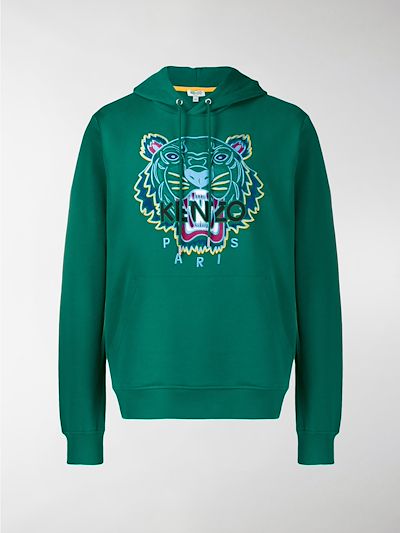 kenzo green tiger sweater