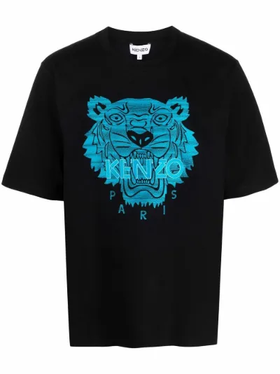 kenzo embroidered tiger t shirt