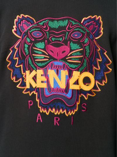 kenzo embroidered tiger sweatshirt