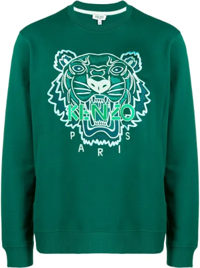 kenzo embroidered tiger sweatshirt