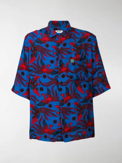 Kenzo Flying Phoenix oversized shirt 