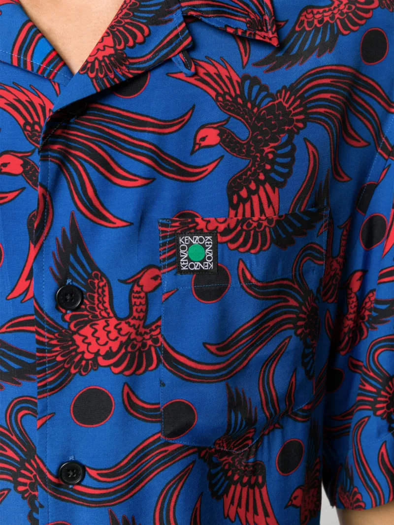 Kenzo Flying Phoenix oversized shirt 