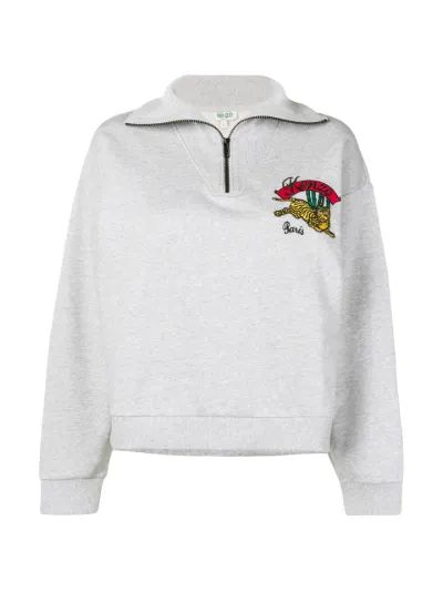 Kenzo Flying Tiger embroidered sweatshirt Eraldo DE