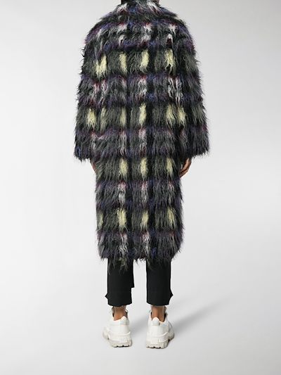 fuzzy faux fur coat