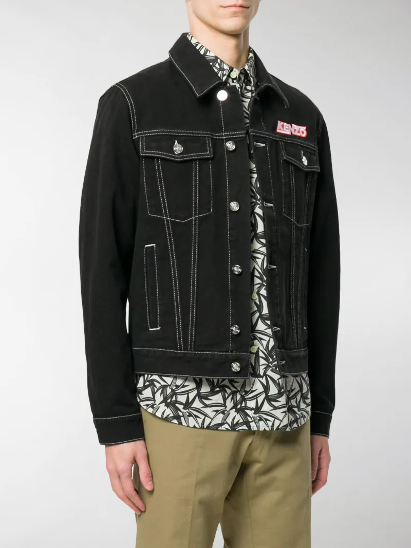 Kenzo Giacca di jeans nero | MODES