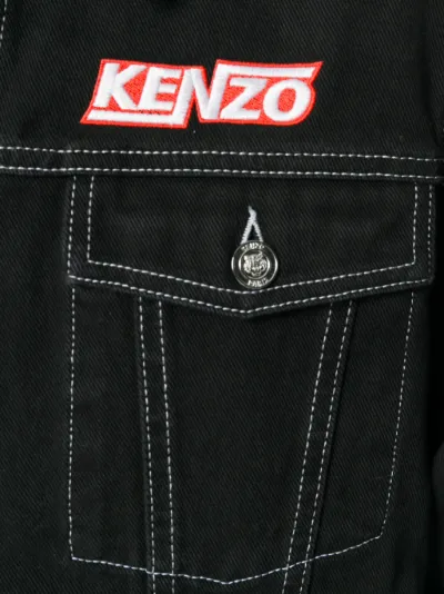 Kenzo Giacca di jeans nero | MODES