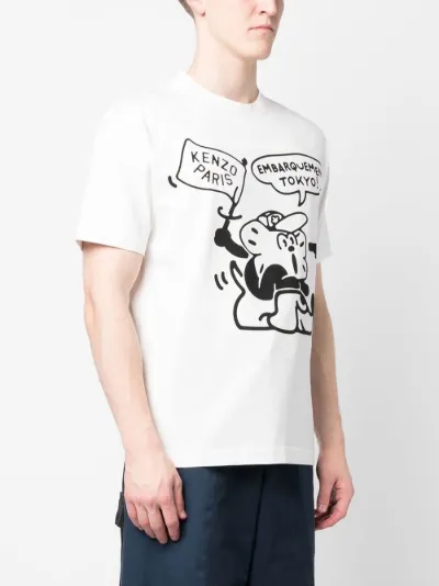 Kenzo graphic-print short-sleeve T-shirt | Eraldo.com FR