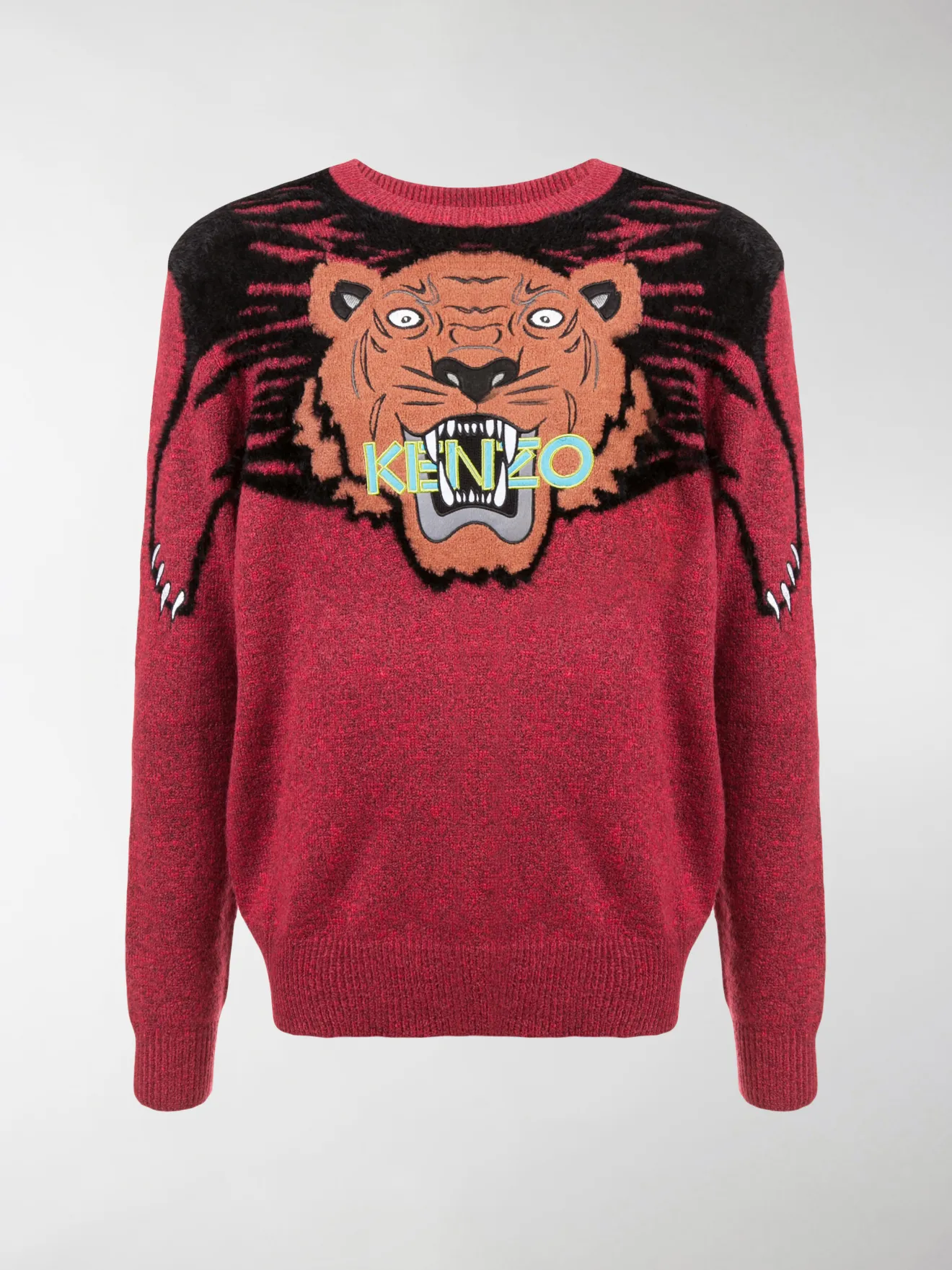 red tiger sweater