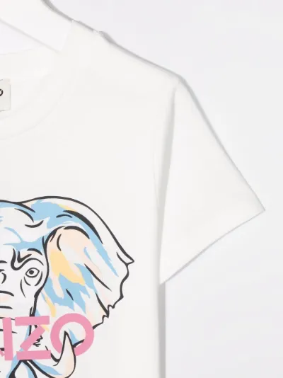 signature elephant logo-print T-shirt 