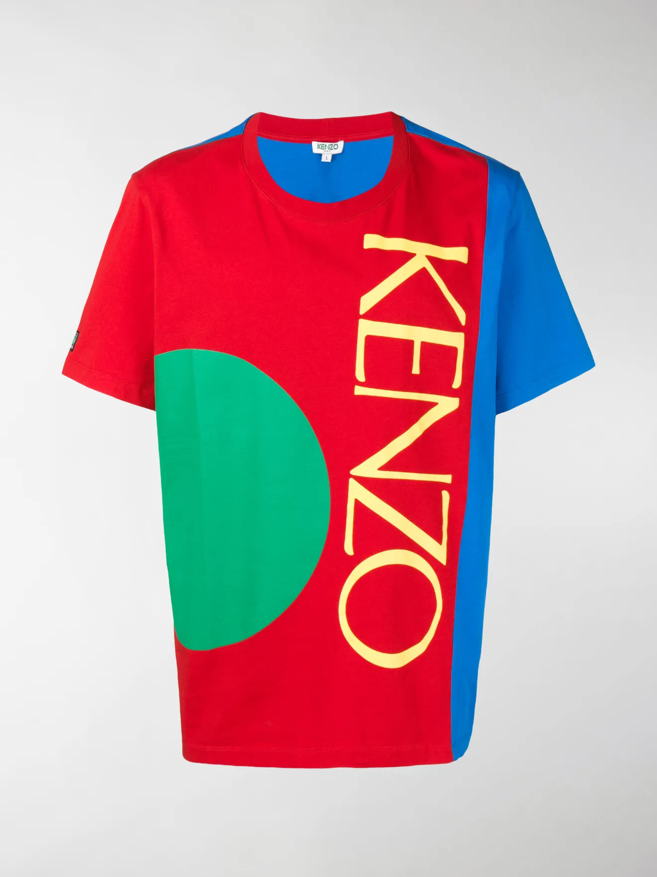 kenzo color block shirt