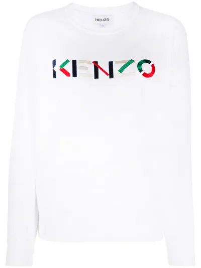 Kenzo multi best sale logo sweatshirt