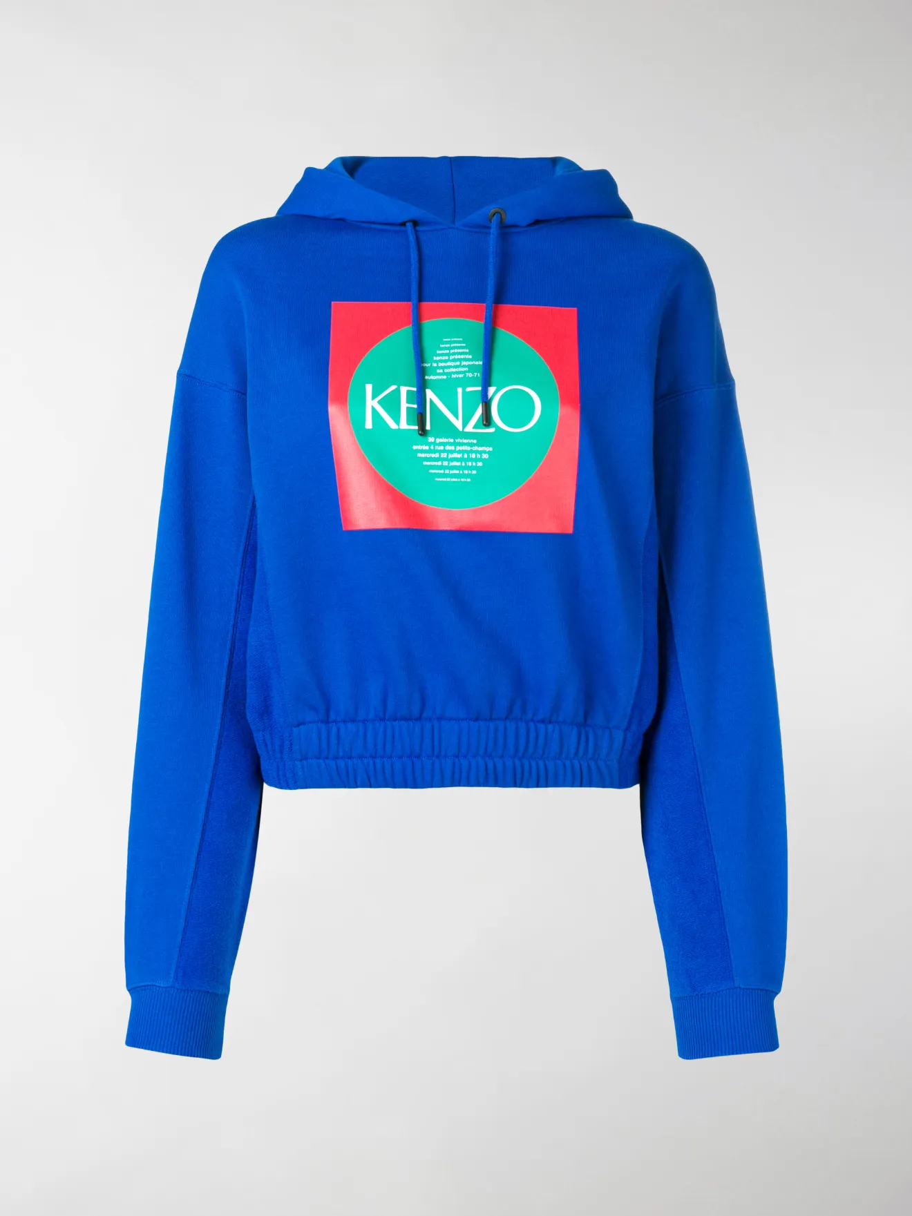 kenzo logo hooded sweatshirt