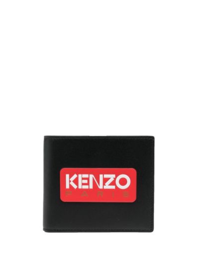 logo-patch folded leather wallet | Kenzo | Eraldo.com