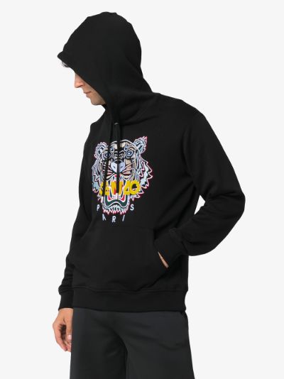 kenzo logo hooded sweatshirt