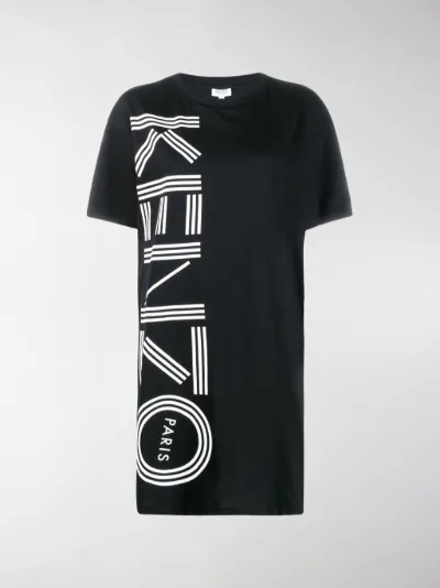 kenzo logo sweatshirt dress
