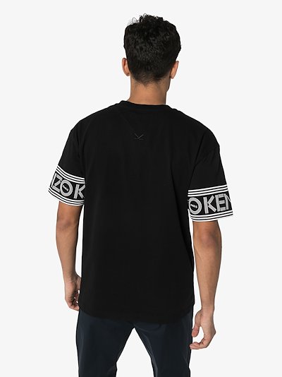 Kenzo Logo Sleeve T Shirt Browns Kenzo arm logo t shirt,Kenzo Logo Sleeve T Shirt Browns