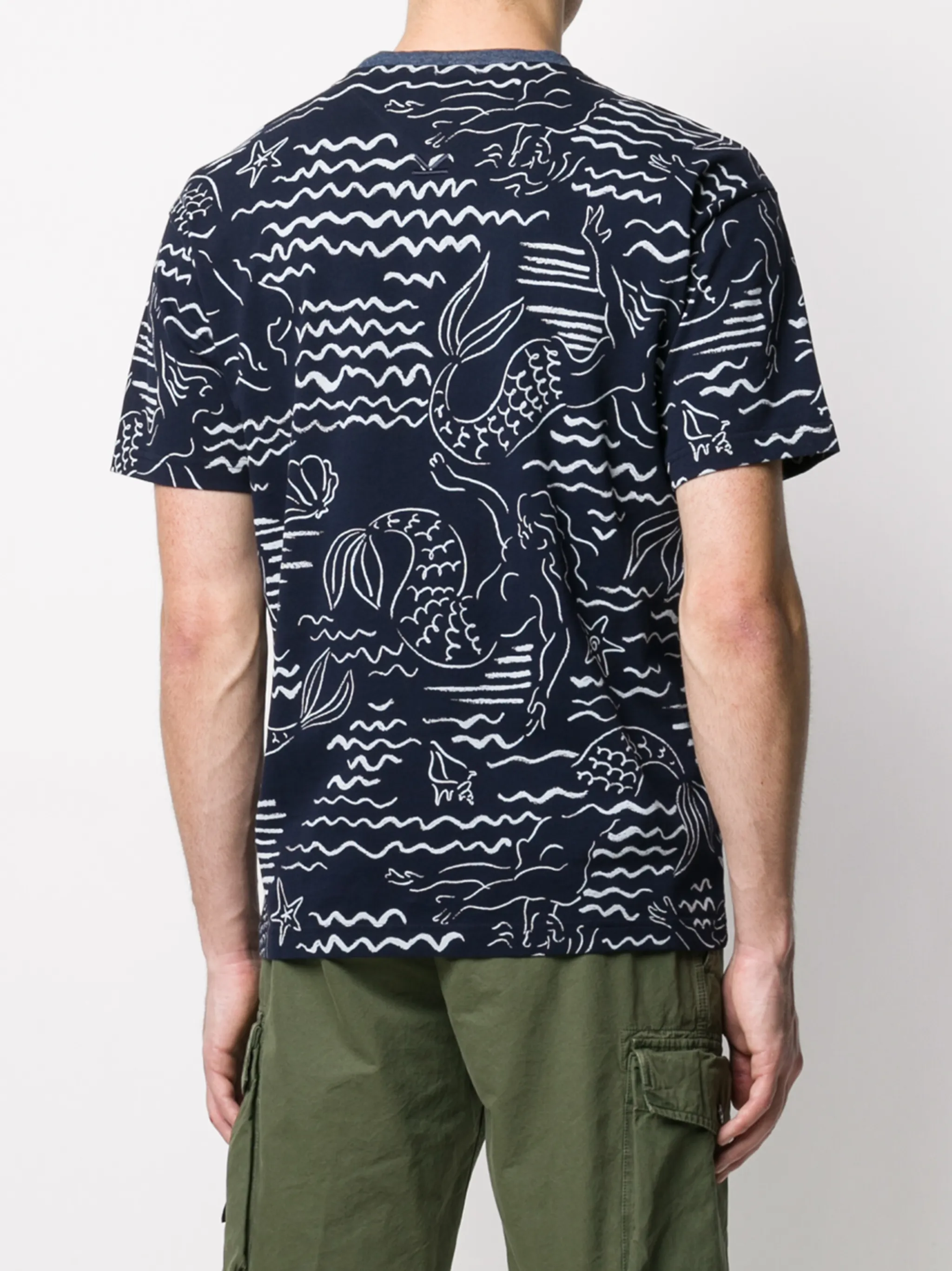 Kenzo mermaids logo print T-shirt | Eraldo.com HR