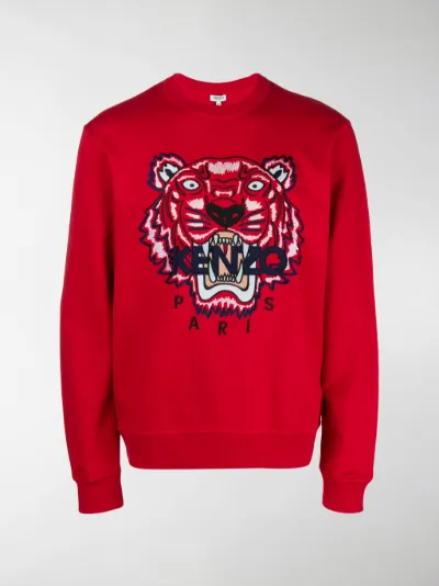 kenzo red sweatshirt