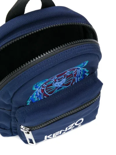 kenzo mini tiger canvas backpack