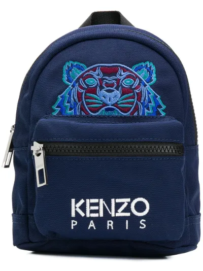 kenzo mini tiger canvas backpack