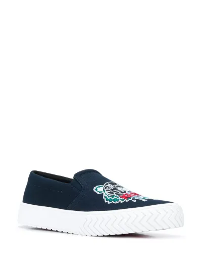 Kenzo Sneakers senza lacci K-Skate Tiger blu | MODES