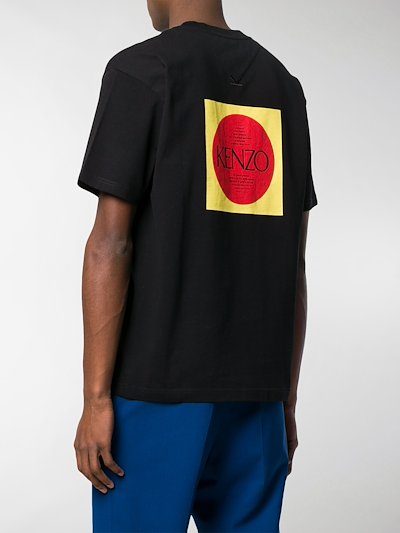 Kenzo Square Logo T Shirt Black Modes