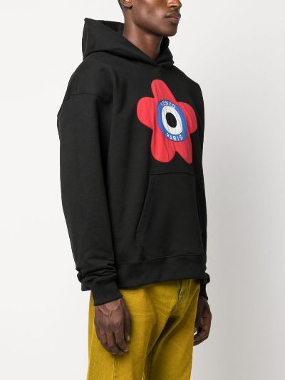 Kenzo eye embroidered on sale hoodie