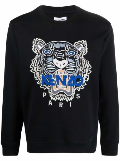 Kenzo sweatshirt shop black and blue