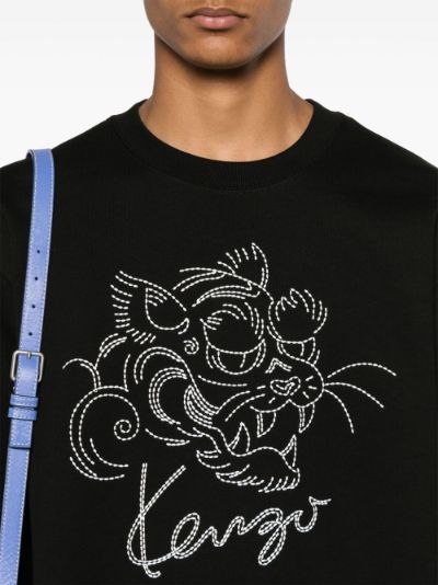 Kenzo deals tiger embroidered Sweatshirt