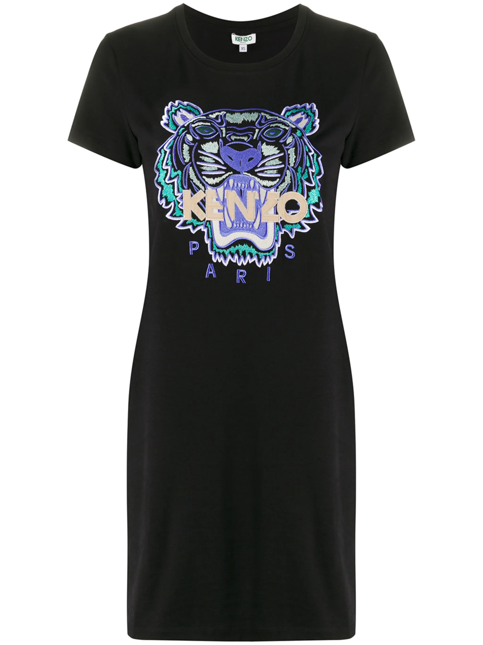 Kenzo Tiger embroidered T shirt dress Eraldo US