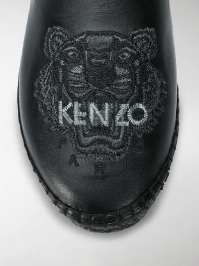 kenzo leather tiger espadrilles