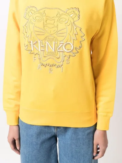 kenzo embroidered sweatshirt