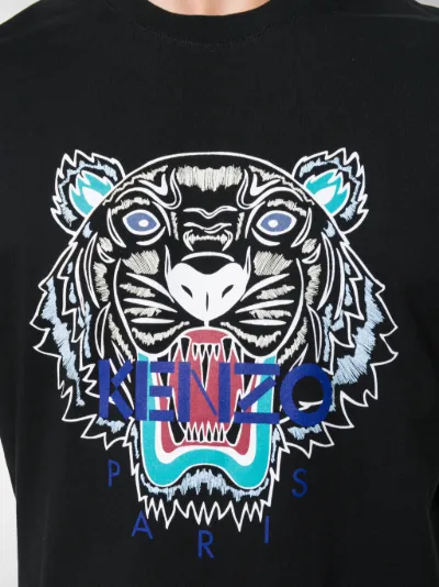 kenzo tiger logo t shirt