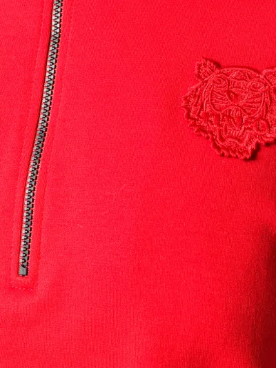 red kenzo polo shirt