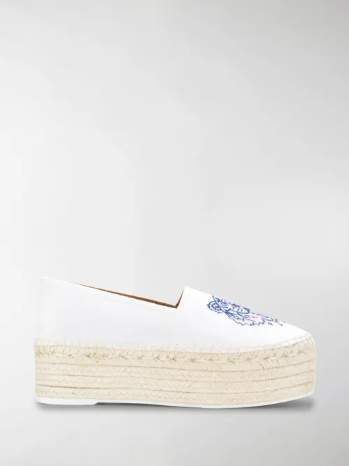Kenzo - Tiger platform espadrilles