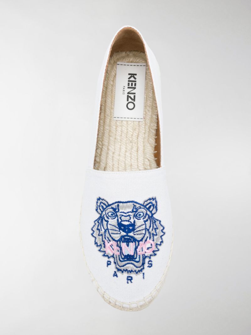 white kenzo espadrilles