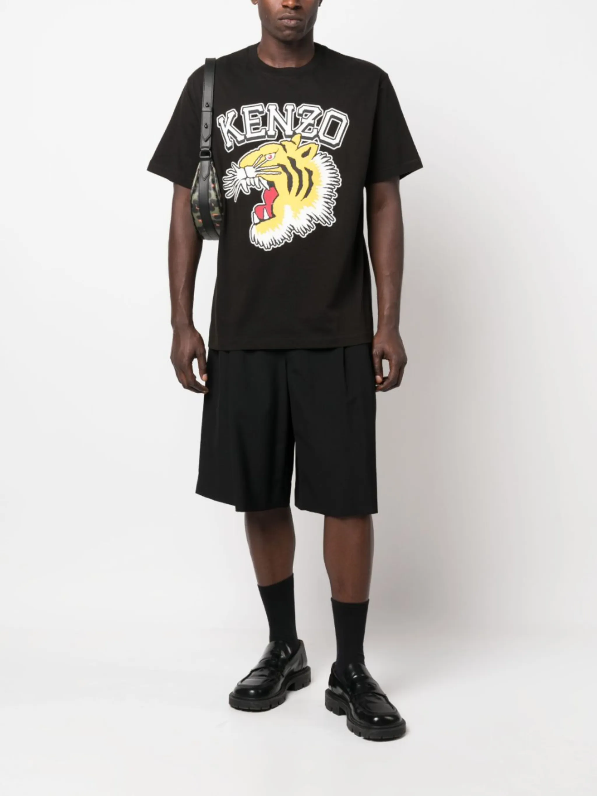 tigerprint cotton Tshirt Kenzo