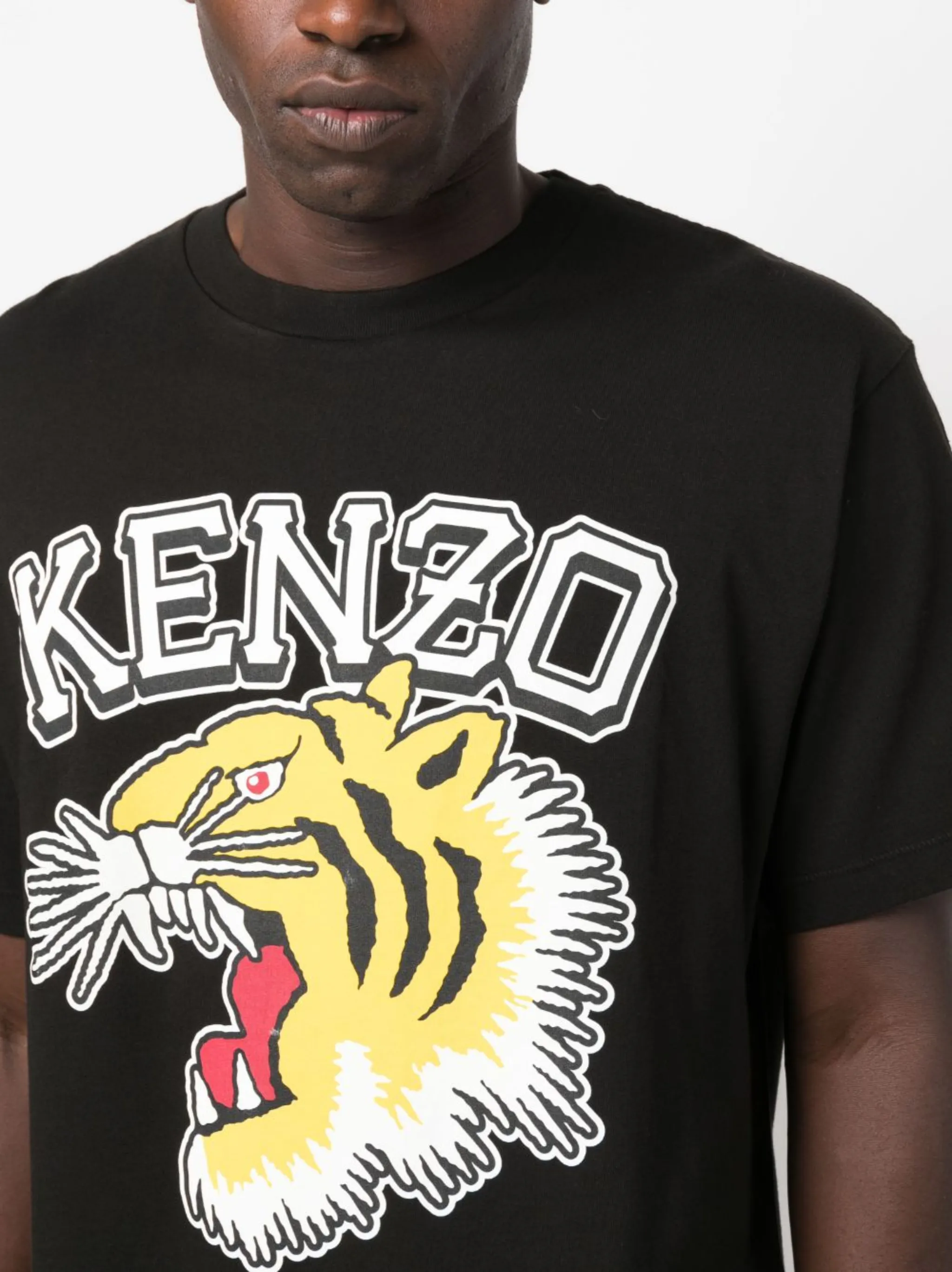 tigerprint cotton Tshirt Kenzo