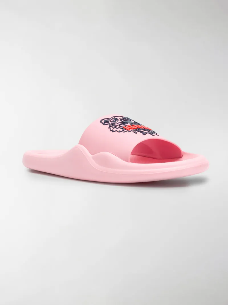 pink kenzo slides