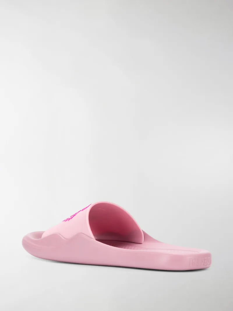 pink kenzo slides