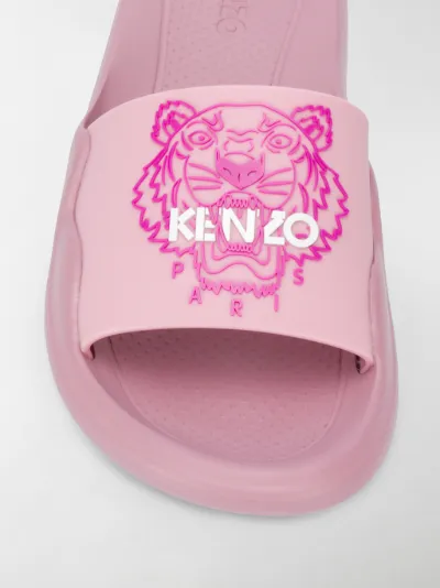 pink kenzo slides