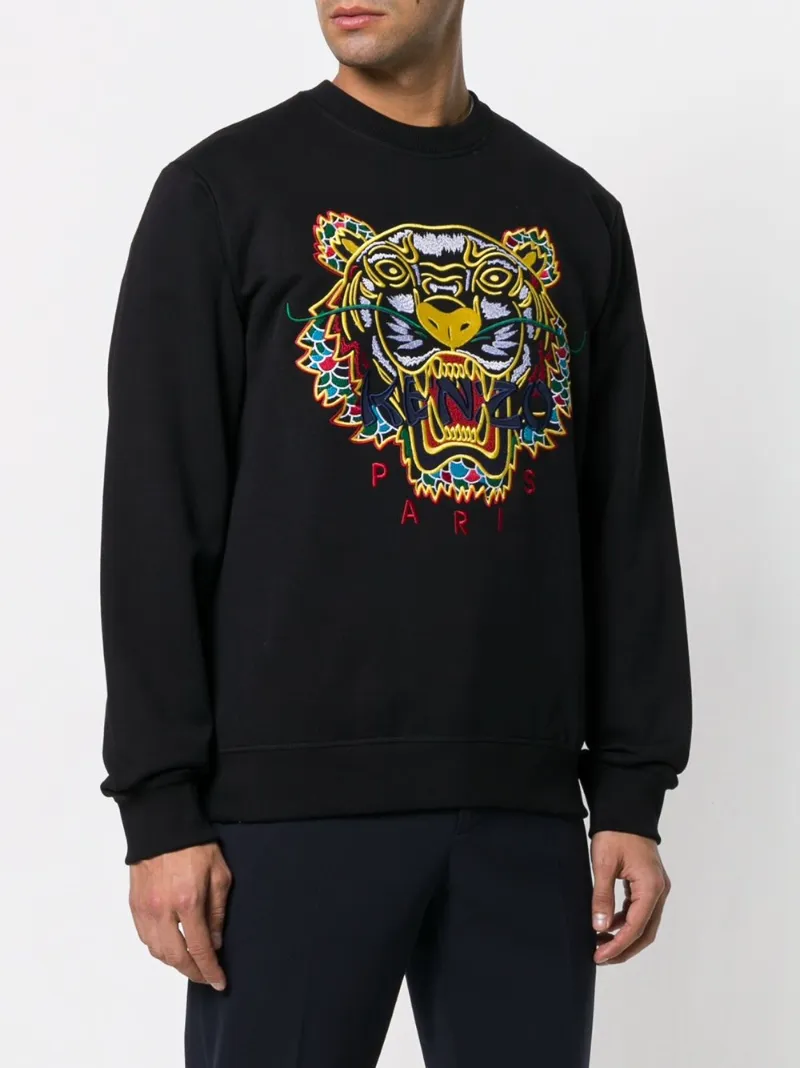 kenzo embroidered sweatshirt