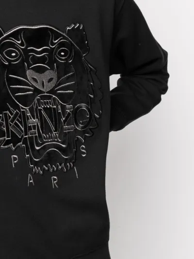 kenzo velvet tiger sweater