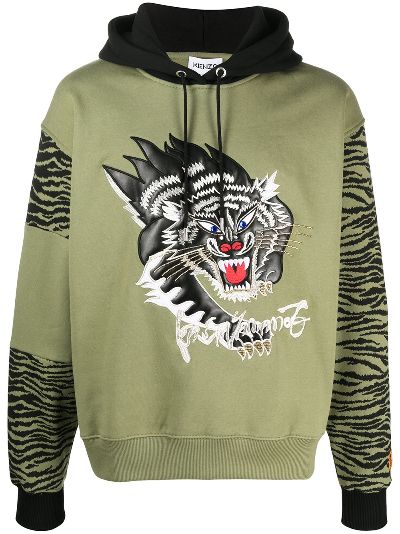 Kenzo x Kansai Yamamoto tiger-motif hoodie | Eraldo.com TD