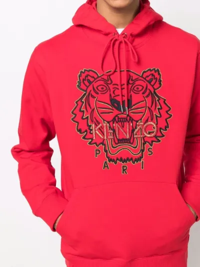 Kenzo tiger hot sale hooded sweatshirt