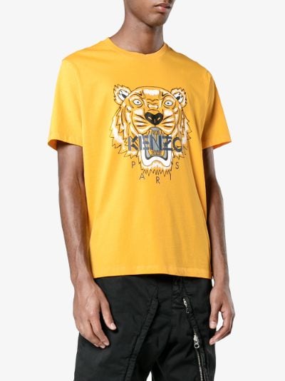 kenzo yellow tiger t shirt