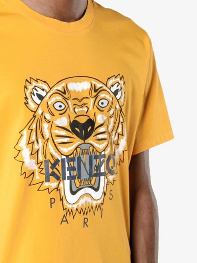 kenzo yellow tiger t shirt