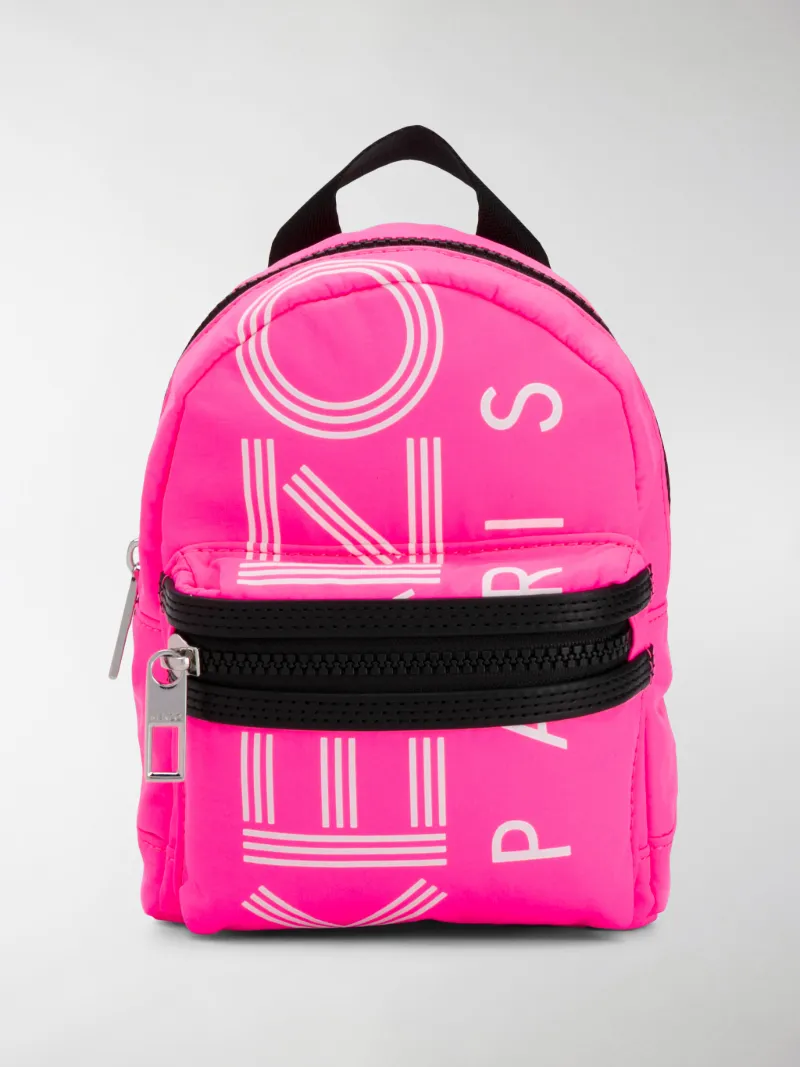 Kenzo Zaino mini con stampa rosa | MODES